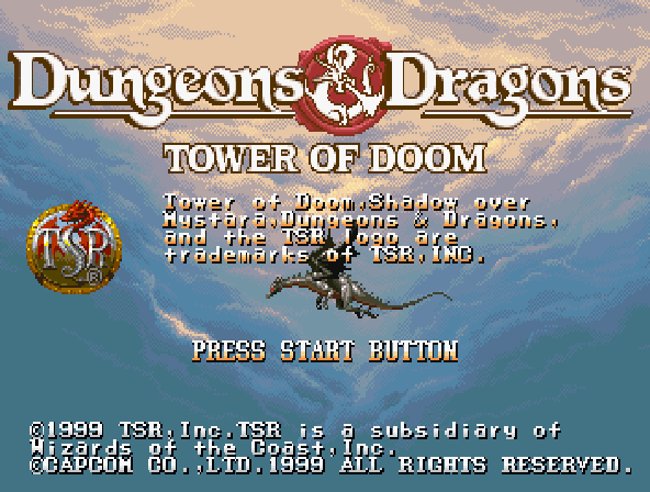 Dungeons & Dragons Collection Title Screen